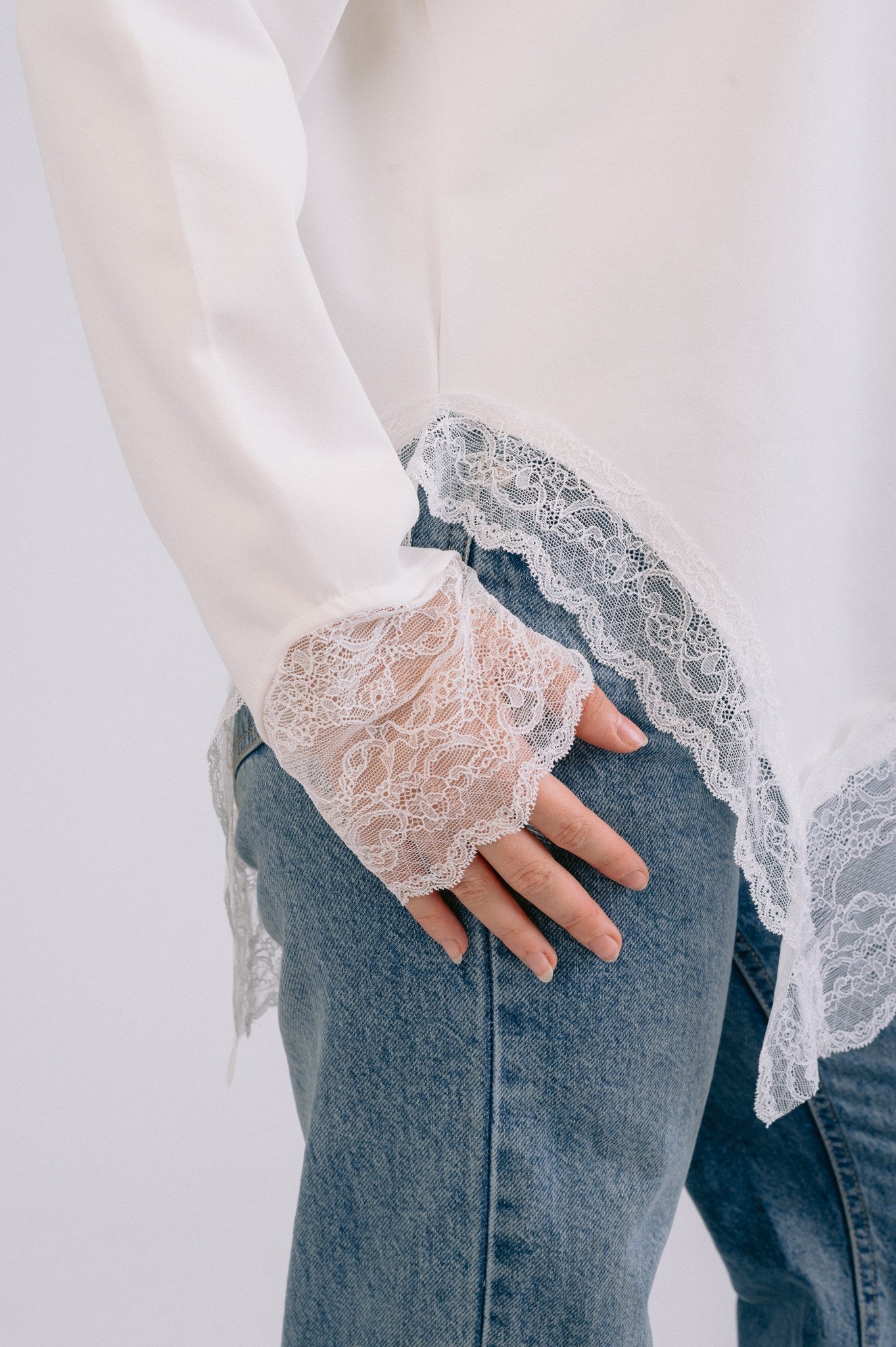 Lace Top — White