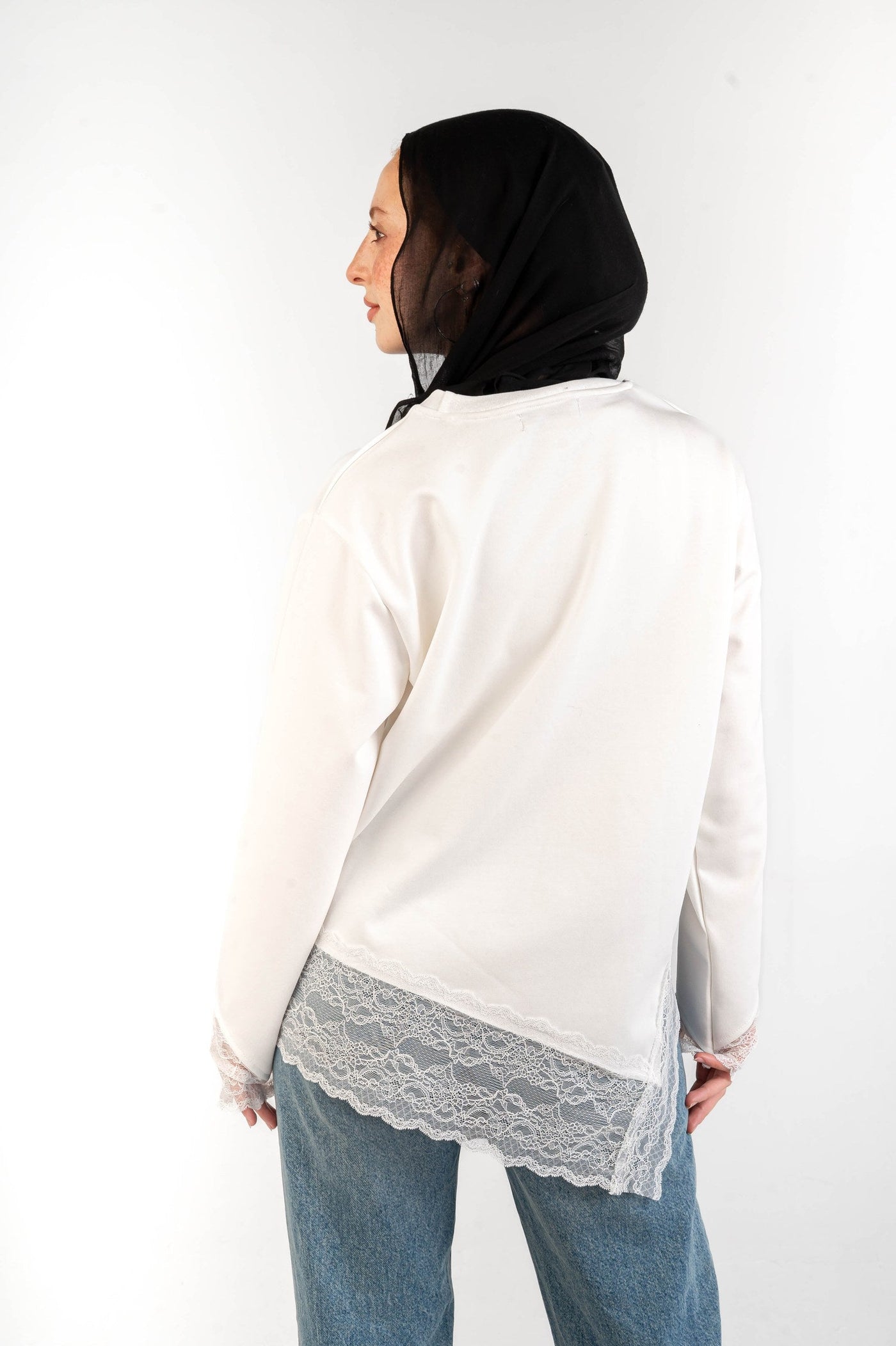 Lace Top — White